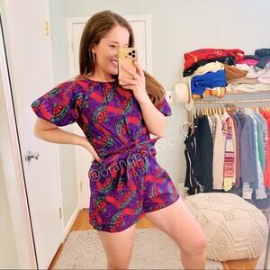 Ulla Johnson Ikat Romper